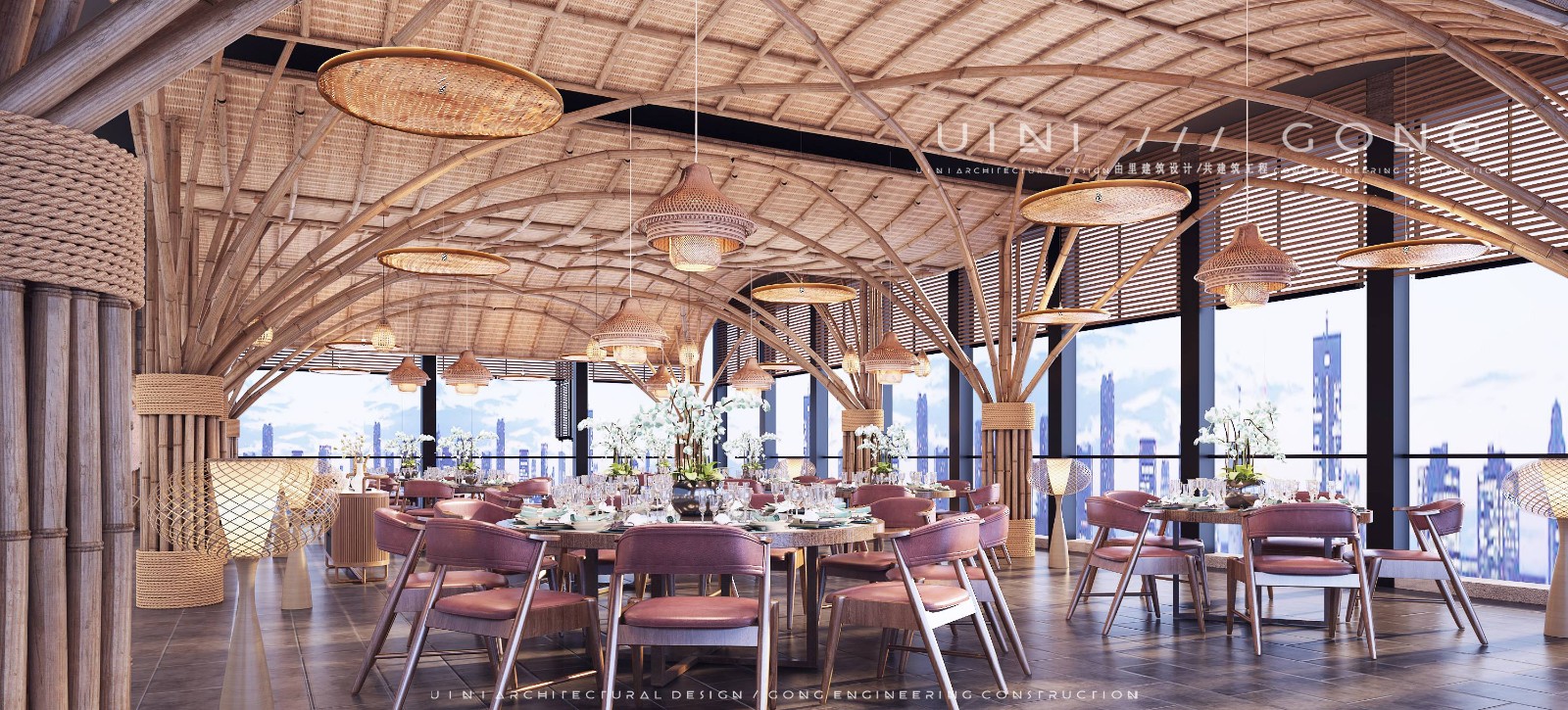 由里建筑设计|商业/餐厅 花都.椰林海鲜餐厅设计.