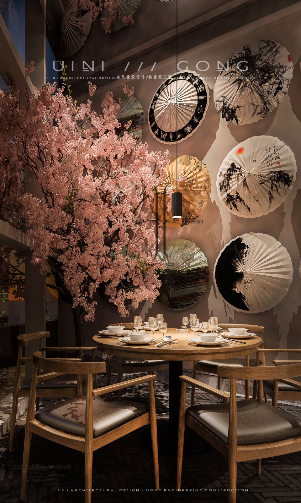 由里建筑设计|商业/餐厅 顺德.鱼满江餐厅设计.