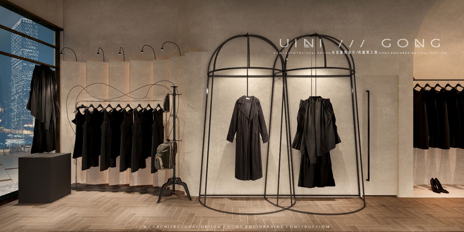 由里建筑设计|商业/服装店 东莞.马克未服装品牌店设计.
