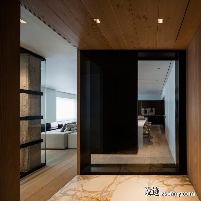 apartment-located-top-floor-classic-building-significant-open-plan-kitchen-living-room-finished-bronze-01-696x696.jpg 家装参考,入户,玄关,