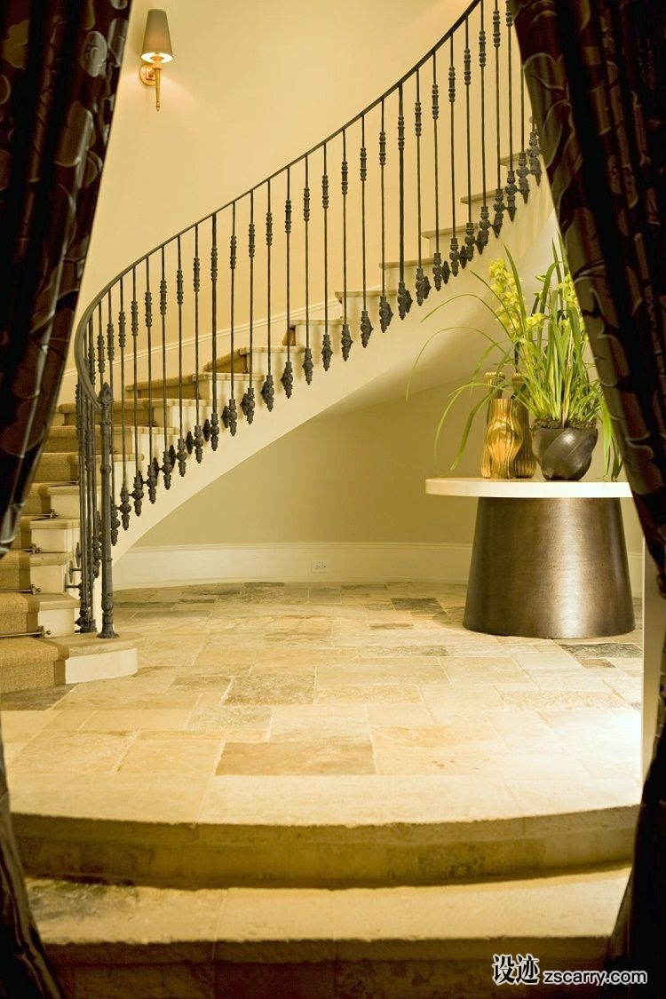 beverly-park-basement-staircase-A.jpg 家装参考,入户,带楼梯,