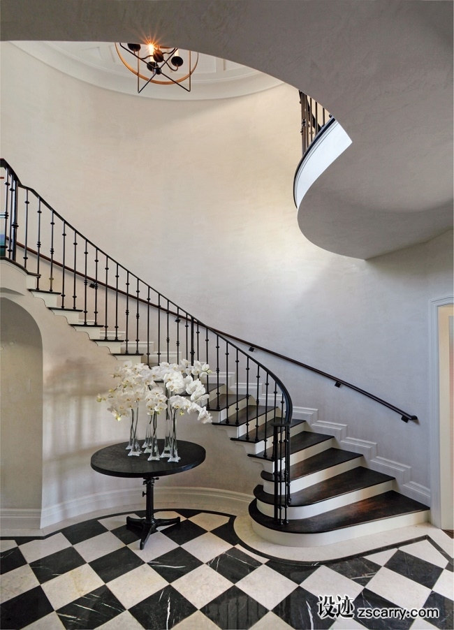 biscayne-bay-foyer-stairs.jpg 家装参考,入户,带楼梯,