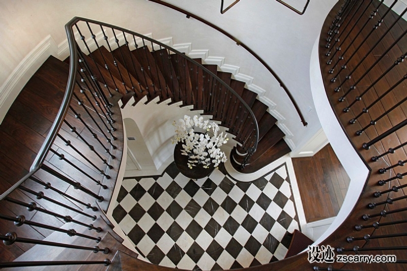 biscayne-bay-staircase.jpg 家装参考,入户,带楼梯,