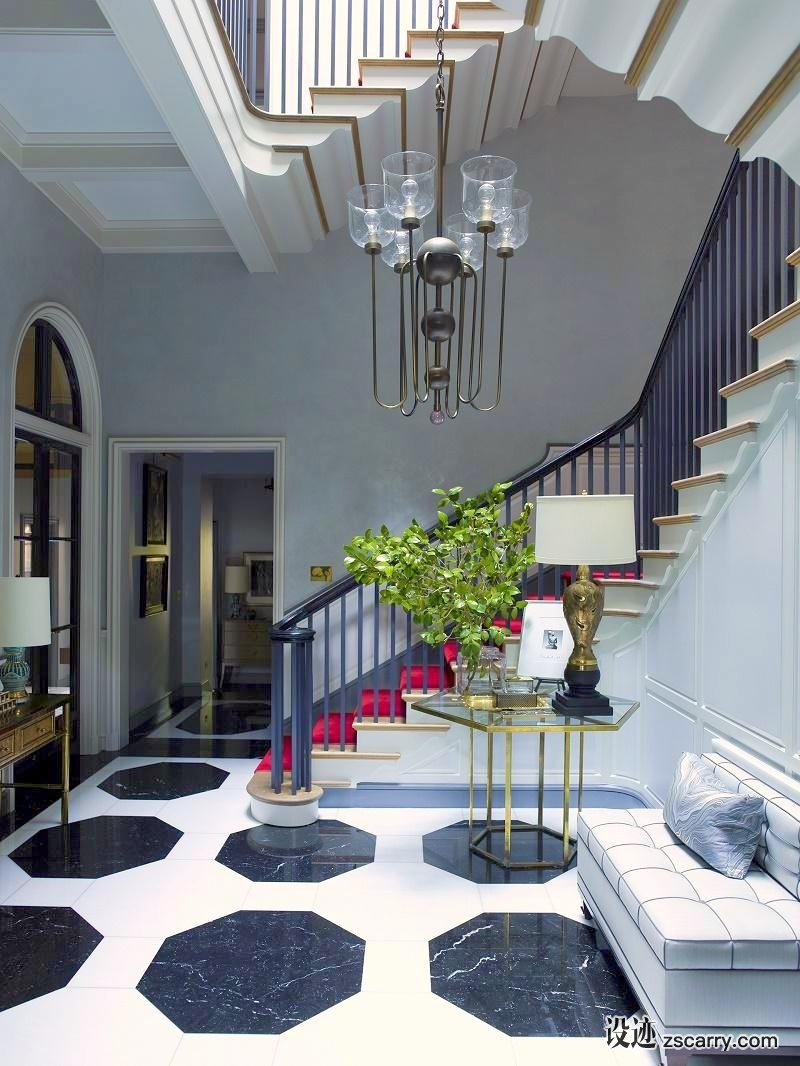 lincoln-park-mansion-entrance-hall-001.jpg 家装参考,入户,带楼梯,