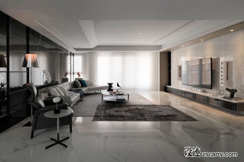 Apartment-Interior-06-850x566.jpg 家装参考,客厅,现代风格,