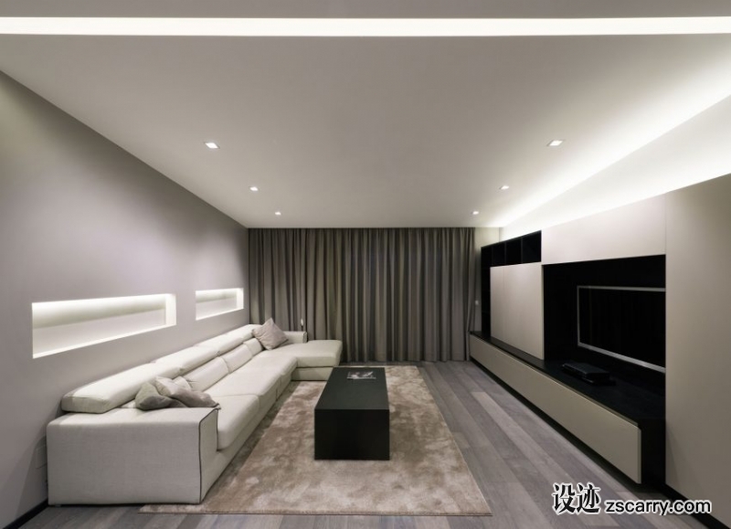 Attico-a-Roma-06-850x615.jpg 家装参考,客厅,现代风格,