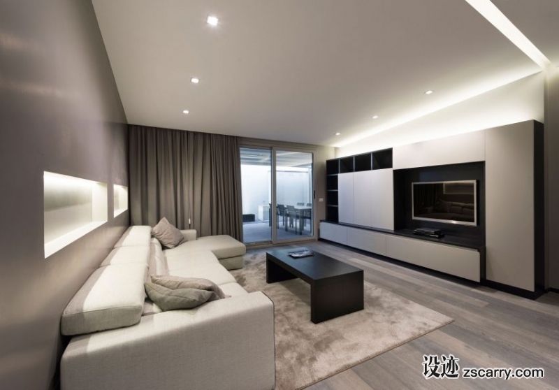 Attico-a-Roma-07-850x593.jpg 家装参考,客厅,现代风格,