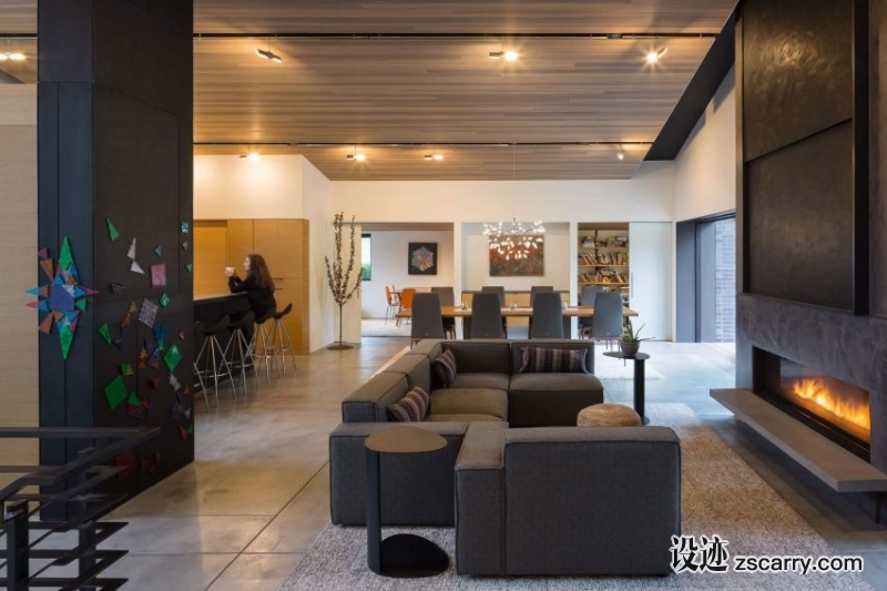 Bellevue-Modern-10-850x566.jpg 家装参考,客厅,现代风格,