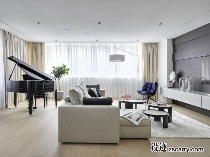 Elegant-apartment-for-a-pianist-in-Moscow-by-Alexandra-Fedorova-04-696x521.jpg 家装参考,客厅,现代风格,