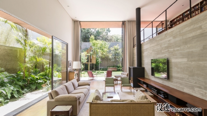 p2_casa_pinheiros_sao_paulo_brazil_felipe_hess_arquitetos_yatzer.jpg 家装参考,客厅,现代风格,