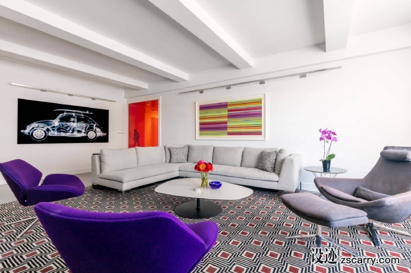 Park-Avenue-Contemporary-Apartment-by-Pier-Fine-Associates-03.jpg 家装参考,客厅,现代风格,