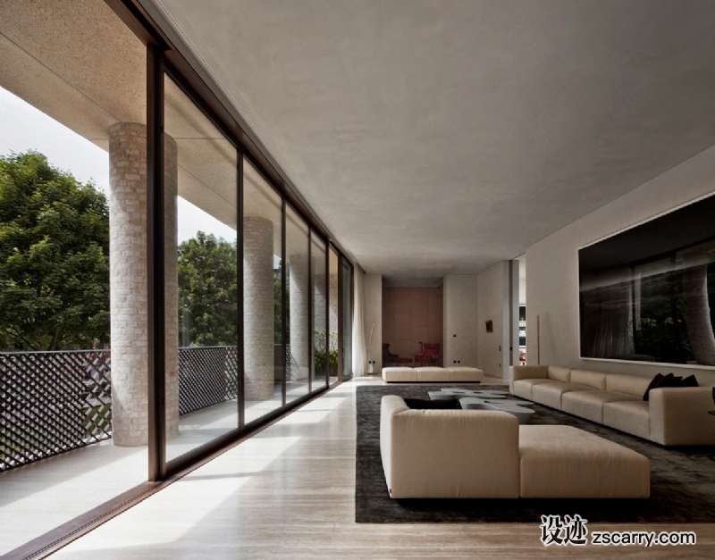 Simplicitylove.com_PrivateHouseKensington_DavidChipperfield_3.jpg 家装参考,客厅,现代风格,