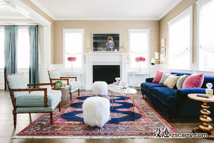Bright-California-Home-interior-3.jpg 家装参考,客厅,简欧风格,