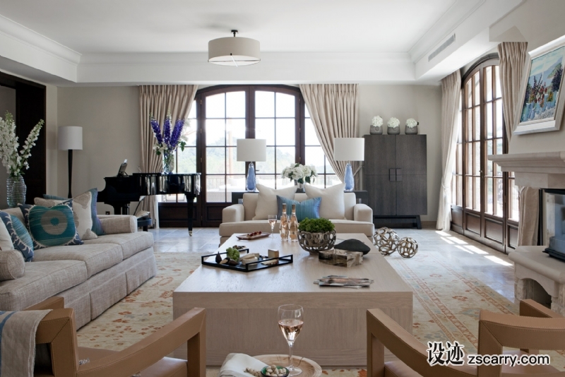 Taylor-Howes-Mougins-4.jpg 家装参考,客厅,简欧风格,