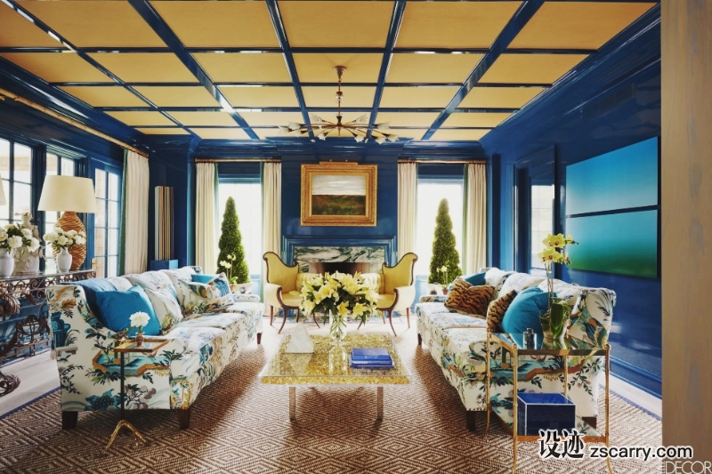 04-Decor-Inspiration-A-Summer-Home-in-East-Hampton-This-Is-Glamorous.jpg 家装参考,客厅,传统风格,