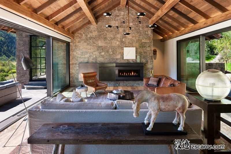 Aspen-Artist-House-8.jpg 家装参考,客厅,乡村风格,