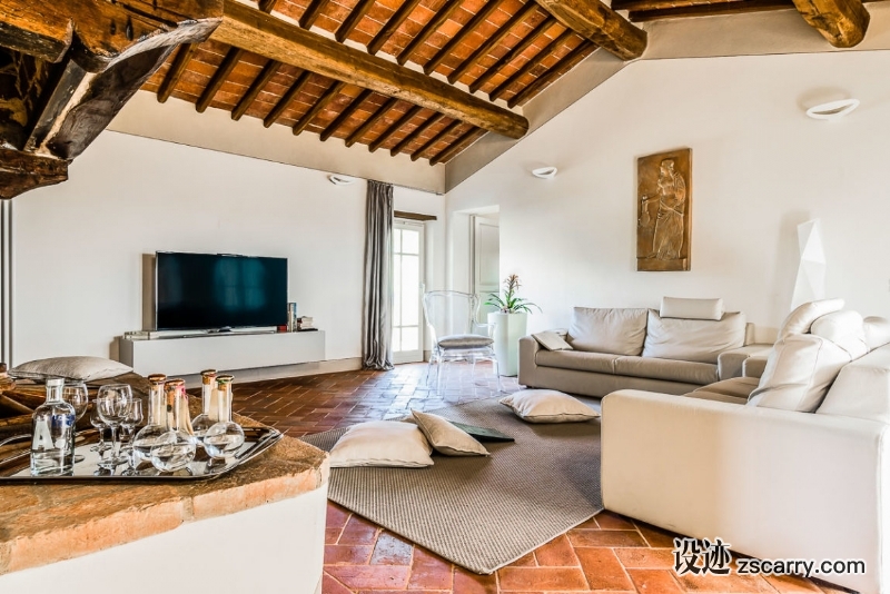 Charming-Tuscan-Villa-in-Palaia-04-1150x768.jpg 家装参考,客厅,乡村风格,