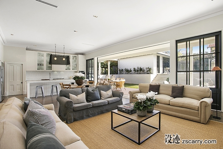 Est-Magazine-Milner-St-Mosman1.jpg 家装参考,客厅,乡村风格,