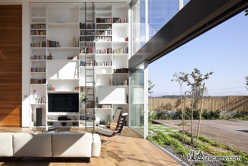 Concrete-Modern-House-12.jpg 家装参考,客厅,电视背景墙,