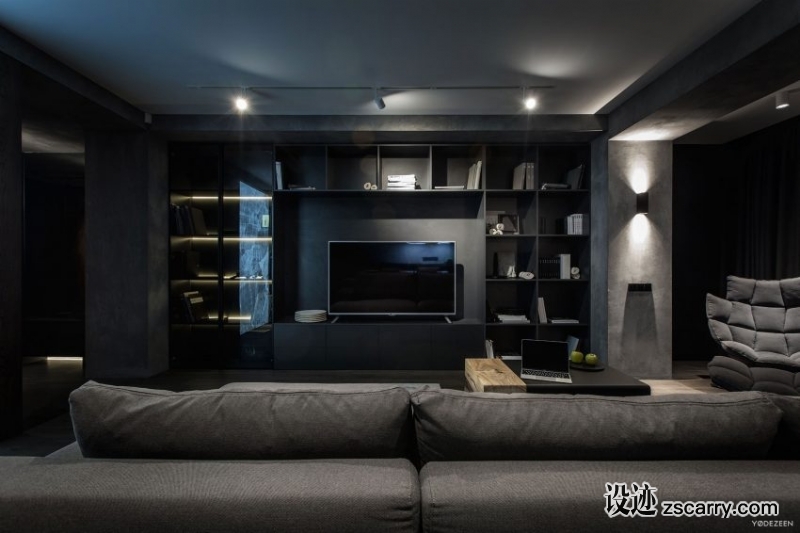 Modern-Home-Interior-08-850x566.jpg 家装参考,客厅,电视背景墙,