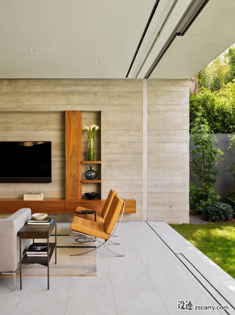 Modern-Beverly-Hills-Home-10.jpg 家装参考,客厅,电视背景墙,