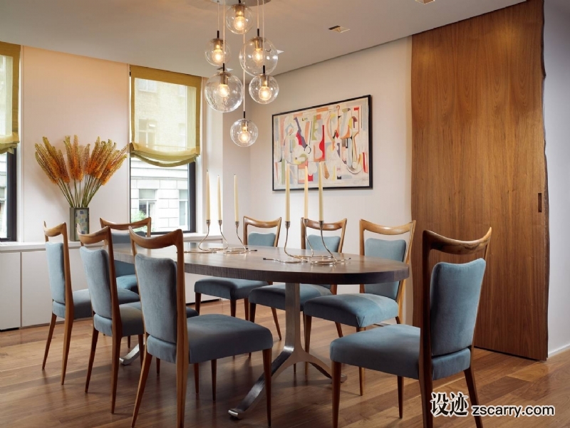 4CentralParkWestFamilyResidence.jpg 家装参考,餐厅,现代风格,
