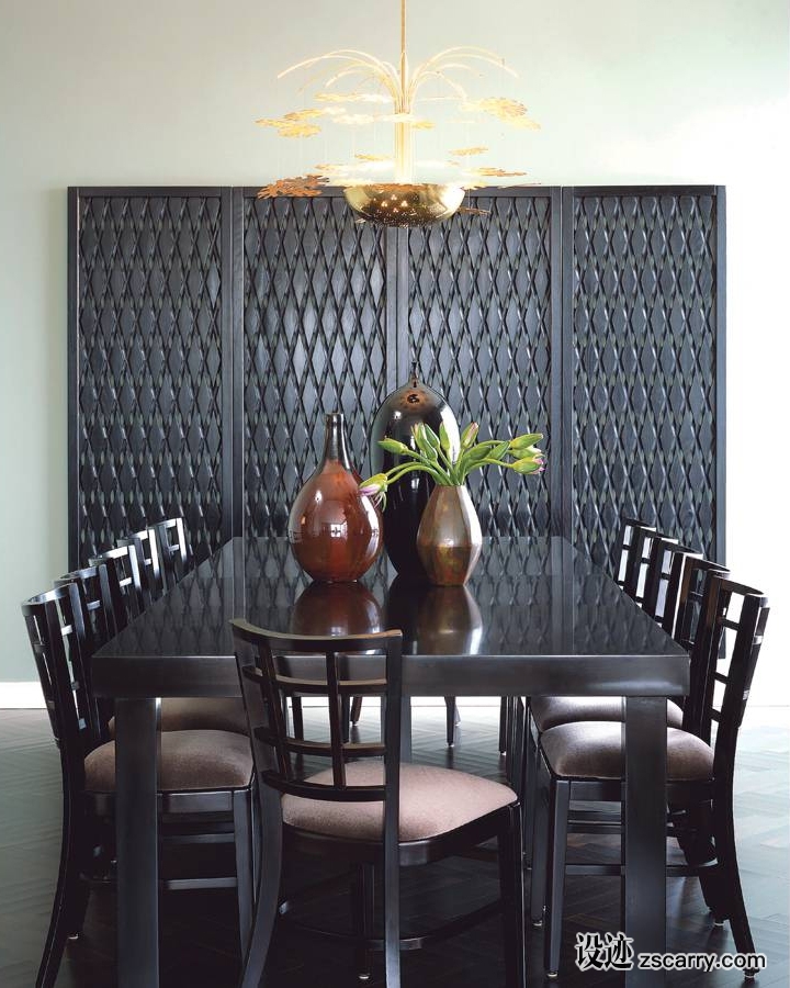 5CentralParkPenthouse.jpg 家装参考,餐厅,现代风格,
