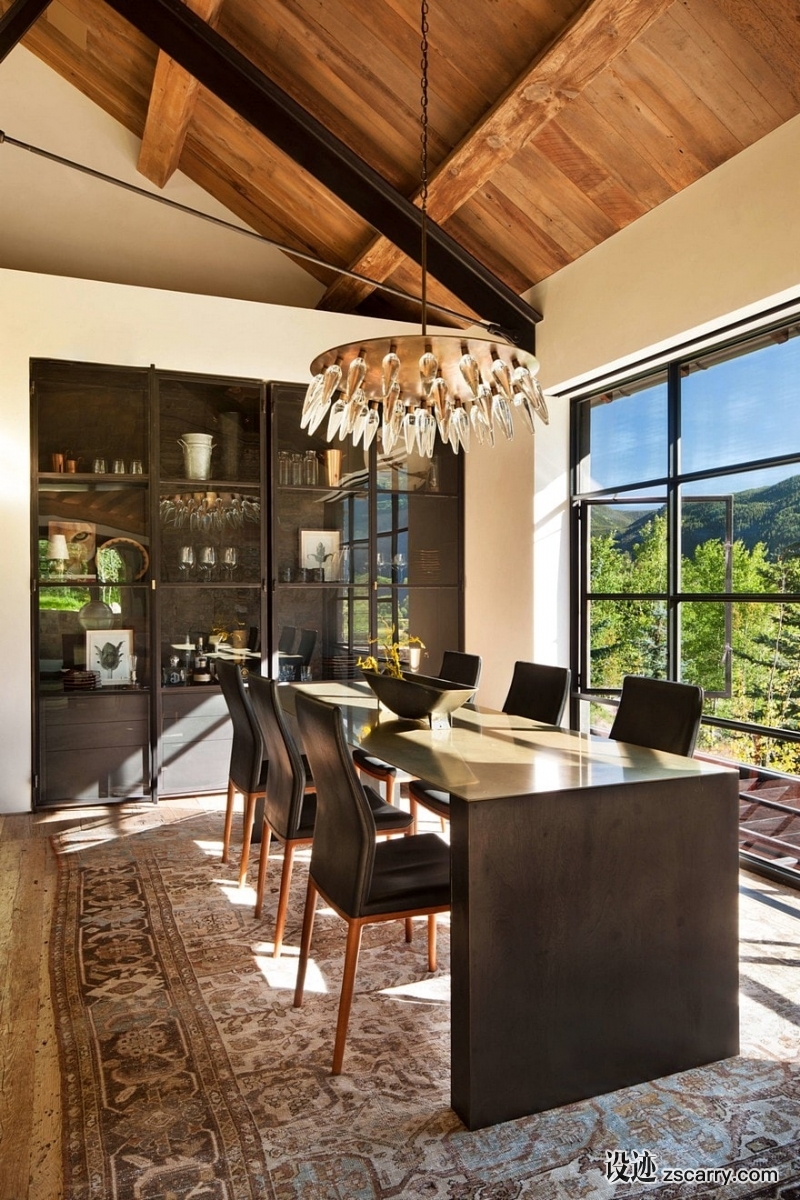 Aspen-Artist-House-10.jpg 家装参考,餐厅,现代风格,