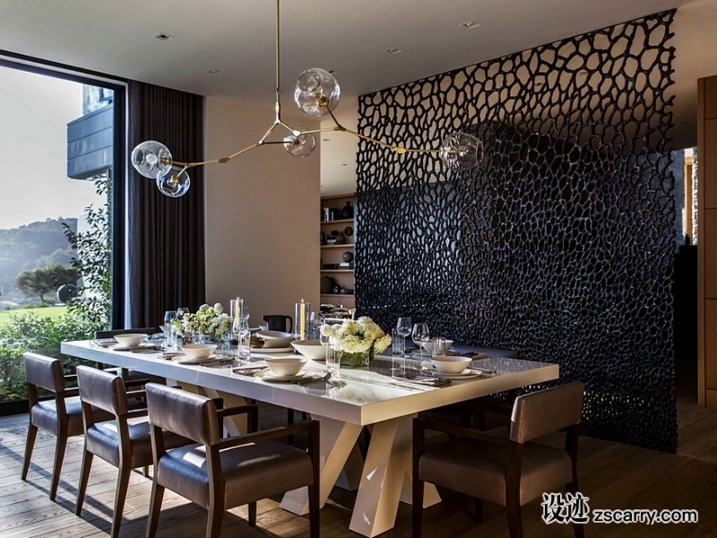 Tiburon-Bay-View-Residence-by-Walker-Warner-Architects-8.jpg 家装参考,餐厅,现代风格,