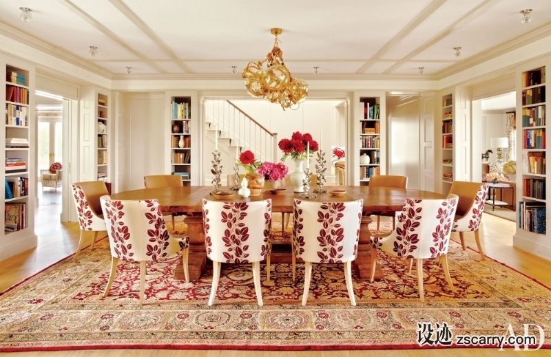beach-dining-room-matthew-patrick-smyth-the-hamptons-201408-2_1000-watermarked.jpg 家装参考,餐厅,简欧风格,