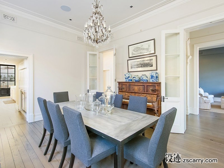 Est-Magazine-Milner-St-Mosman14.jpg 家装参考,餐厅,简欧风格,