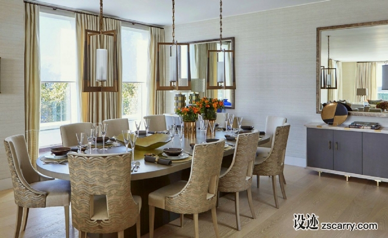 helen-green-livable-luxury-dining-room.jpg 家装参考,餐厅,简欧风格,