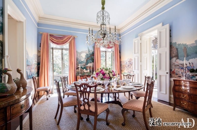 traditional-dining-room-mario-buatta-charleston-south-carolina-201410.jpg-watermarked.jpg 家装参考,餐厅,传统风格,