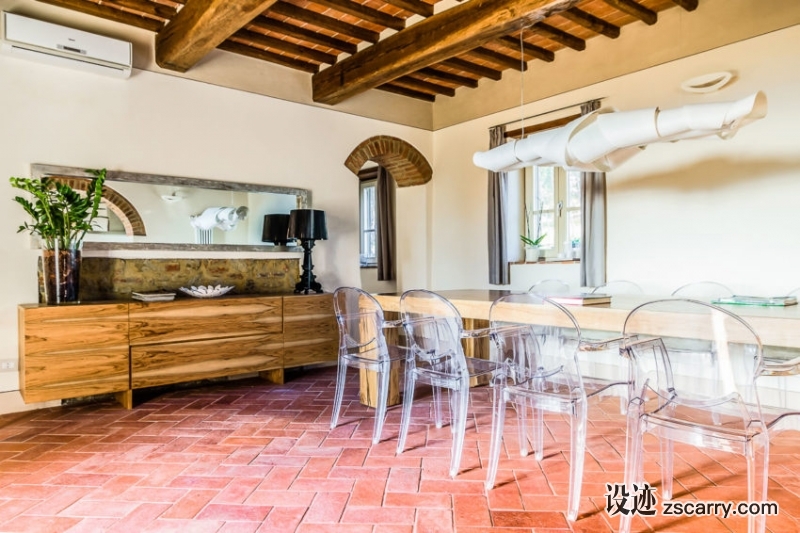 Charming-Tuscan-Villa-in-Palaia-06-850x566.jpg 家装参考,餐厅,乡村风格,