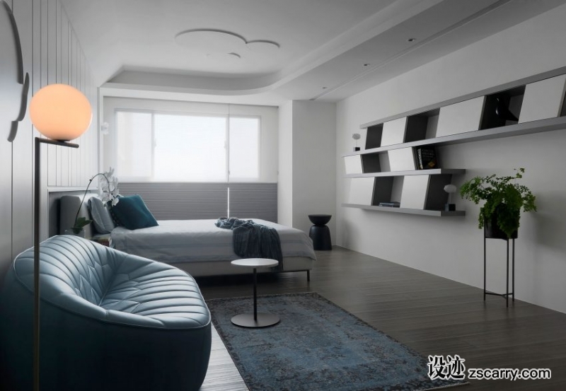 Apartment-Interior-29-850x588.jpg 家装参考,卧室,现代风格,