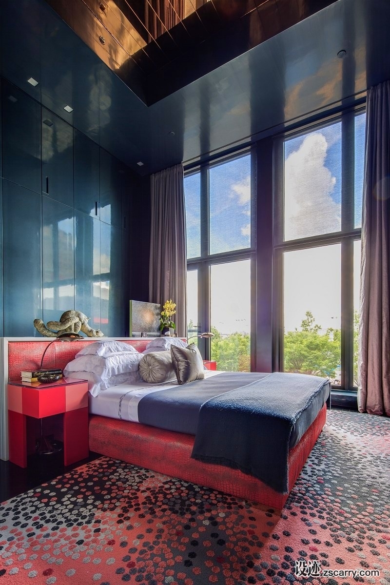 jamie-drake-west-chelsea-bedroom-full-view-001.jpg 家装参考,卧室,现代风格,