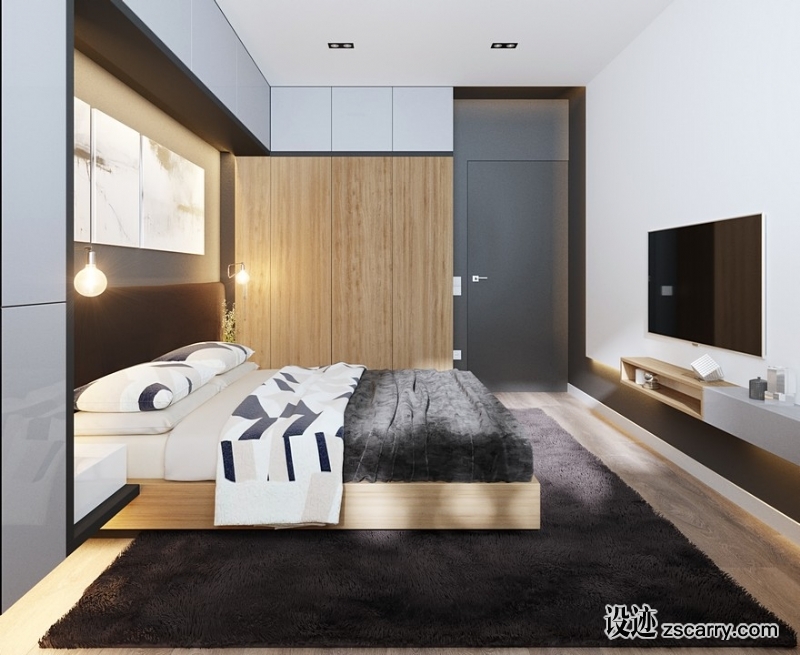 Lviv-Duplex-Apartment-Designed-by-Leopolis-for-a-Young-Active-Couple-15.jpg 家装参考,卧室,现代风格,