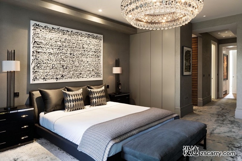 Notting-Hill-Apartment-15.jpg 家装参考,卧室,现代风格,