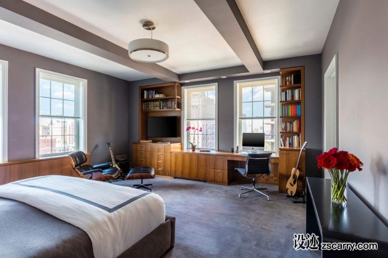 Park-Avenue-Contemporary-Apartment-by-Pier-Fine-Associates-10.jpg 家装参考,卧室,现代风格,