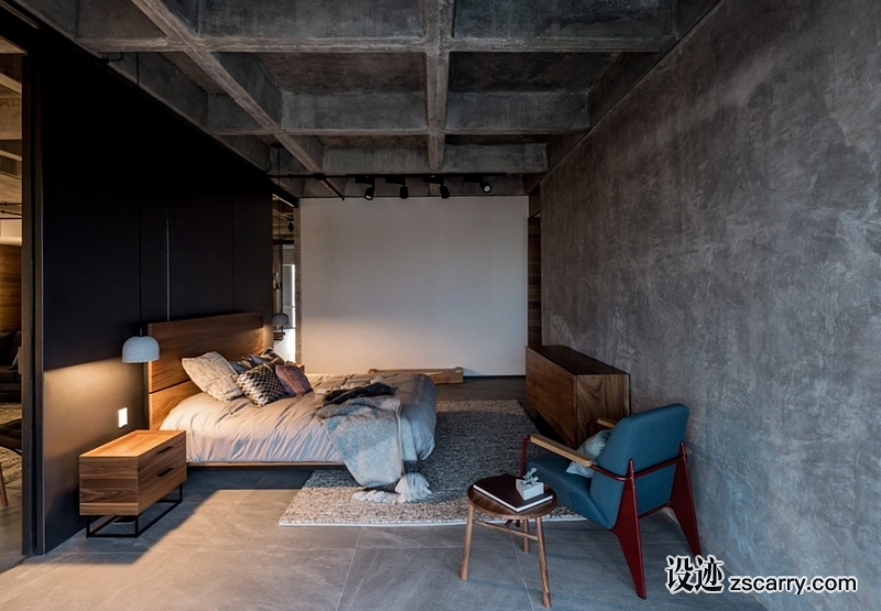 Residential-Interior-Design-Loft-in-Tower-The-Book-Zapopan-Jalisco-8.jpg 家装参考,卧室,现代风格,