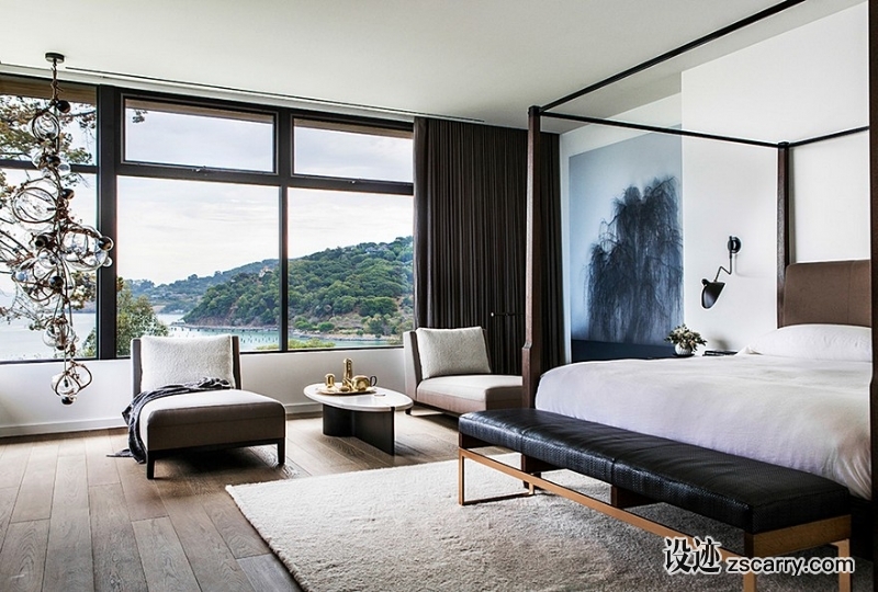 Tiburon-Bay-View-Residence-by-Walker-Warner-Architects-14.jpg 家装参考,卧室,现代风格,