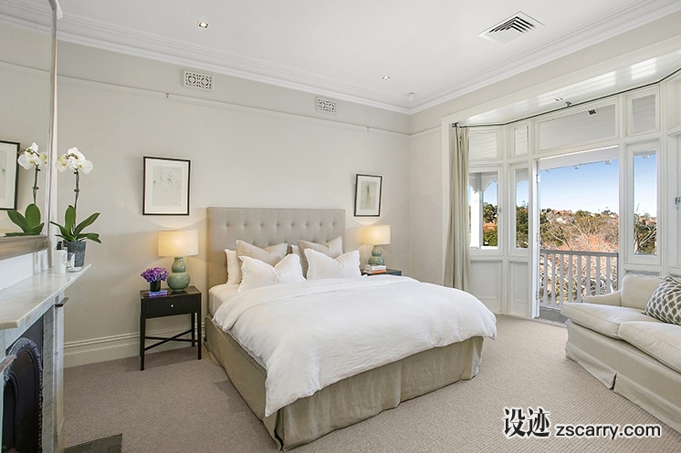 Est-Magazine-Milner-St-Mosman7.jpg 家装参考,卧室,简欧风格,