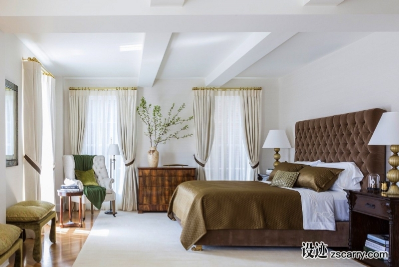 gramercy-park-bennett-leifer-master-bedroom.jpg 家装参考,卧室,简欧风格,