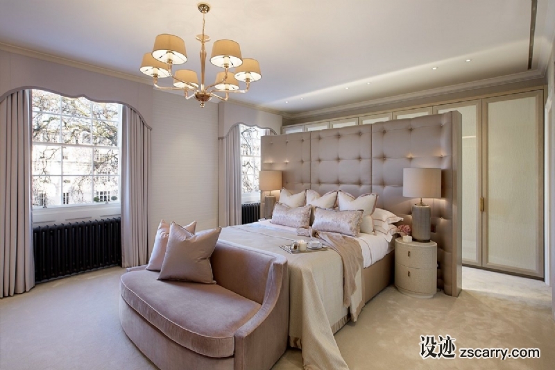 laura-hammett-classic-contemporary-chester-square-master-bedroom.jpg 家装参考,卧室,简欧风格,