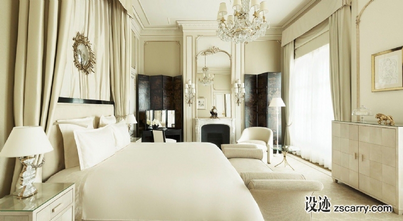paris-ritz-suite-coco-chanel-bedroom.jpg 家装参考,卧室,简欧风格,