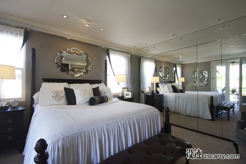 stylish-transitional-home-bedroom-robeson-design-3.jpg 家装参考,卧室,简欧风格,