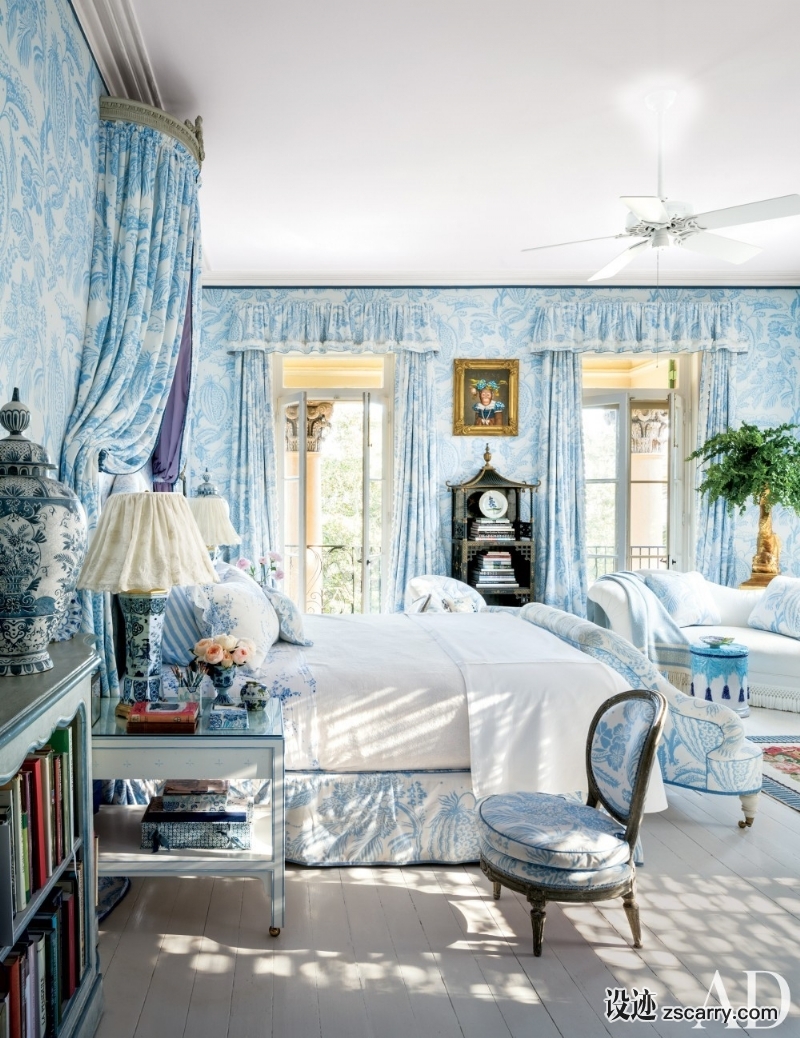 traditional-bedroom-mario-buatta-charleston-south-carolina-201410.jpg_1000-watermarked.jpg 家装参考,卧室,传统风格,