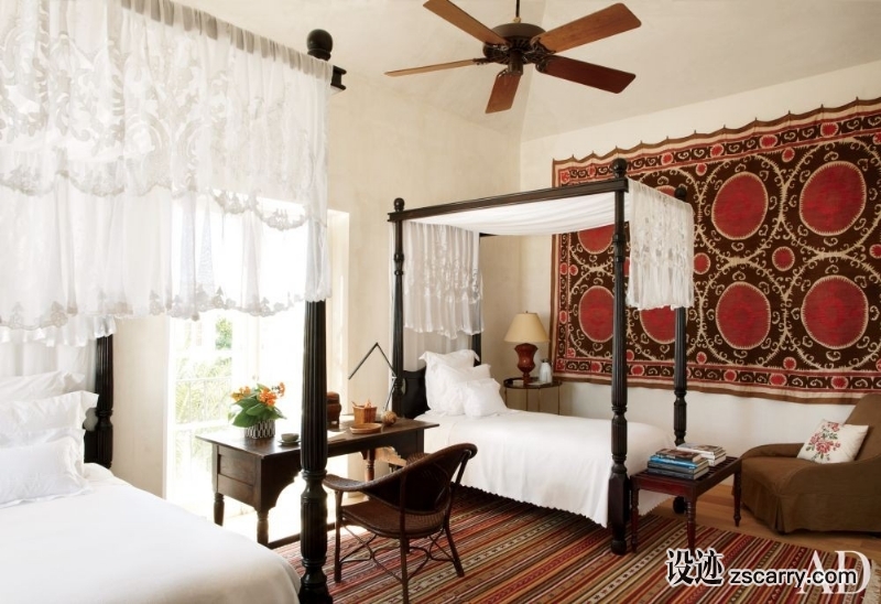 beach-bedroom-genevieve-faure-dominican-republic-201107-2_1000-watermarked.jpg 家装参考,卧室,乡村风格,