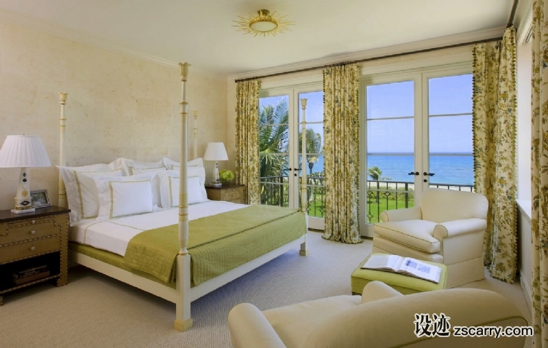 Venetian-villa-guest-bedroom-1.jpg 家装参考,卧室,乡村风格,