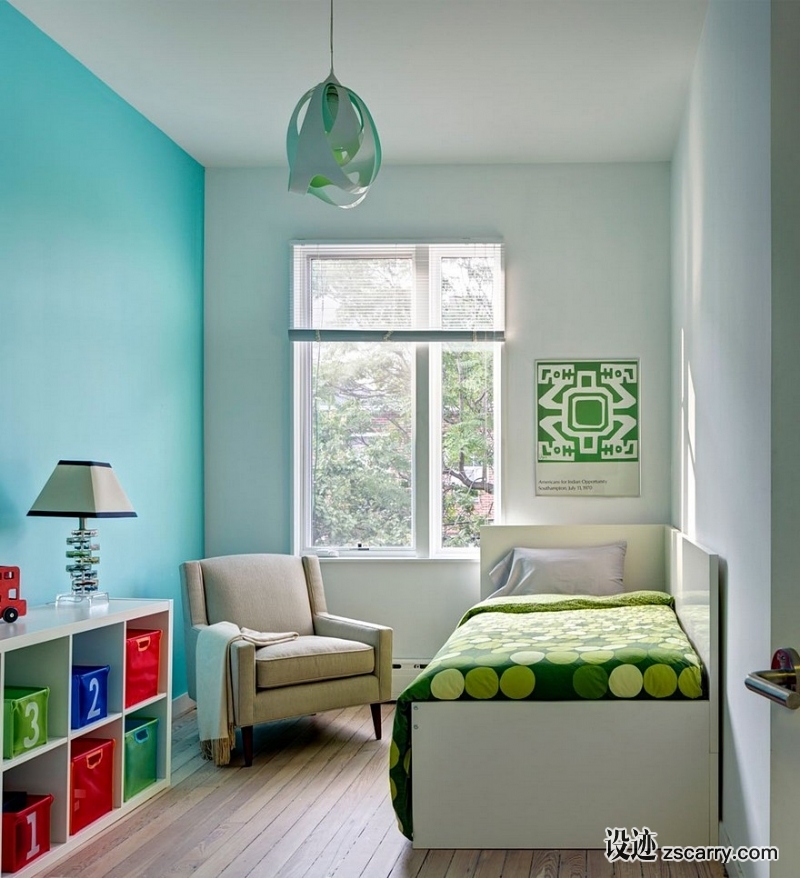 A-Williamsburg-Row-House-Gets-a-Modern-Update-11.jpg 家装参考,卧室,儿童房,